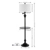 JONATHAN Y JYL3055D Cora 60" Metal/Glass LED Side Table and Floor