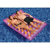 Inflatable Purple Water Sports Double Swimming Pool Mat Float