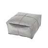 Christopher Knight Home Cytheria Smoke Velvet Square Bean Bag Ottoman