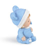 Set of 12 Baby Boy with Pacifier Figurine Blue Shower 3in 3" H X