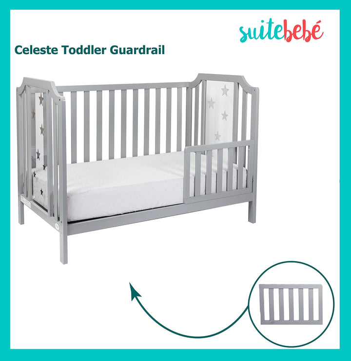 Suite Bebe -- Celeste Guard Rail - Light - Conversion Safety Rail