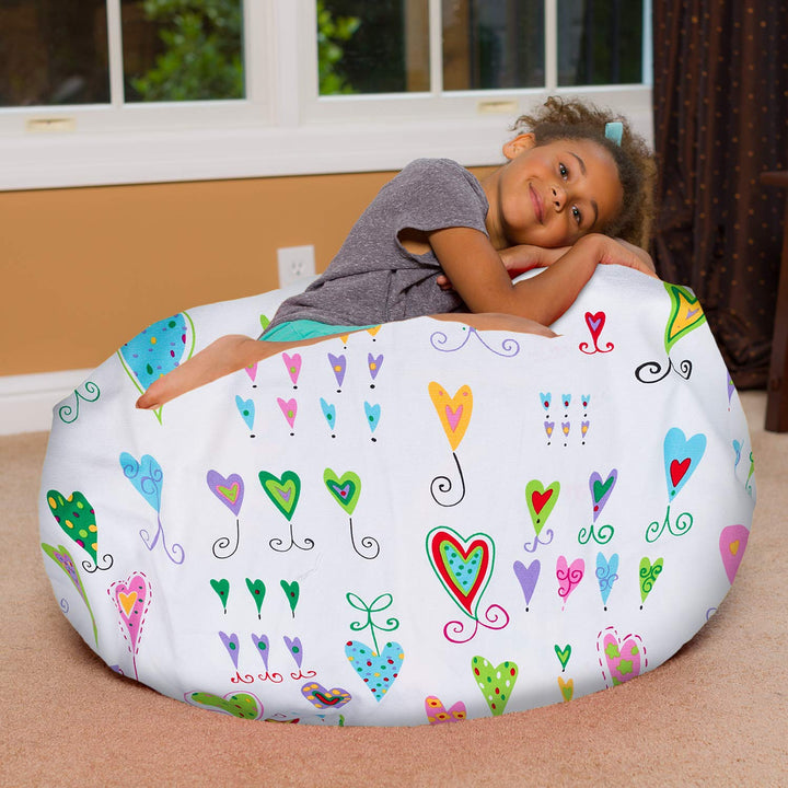 Big Comfy Bean Bag Chair: Posh Beanbag Chairs with Removable