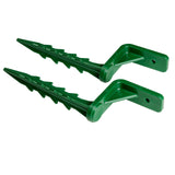 Plastic Ground Stakes for Swing Sets (Pair) Green