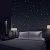 Christmas Kids Glow Stars Ceiling Wall Stickers for Home ulti Color