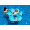 61" Inflatable Blue Pawprint Island Swimming Pool