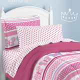 5 Piece Girls Hot Butterfly Themed Comforter Set Tn