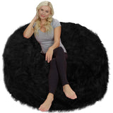 Bean Bag Chair 5-foot Memory Foam Removable Cover Bean Bags