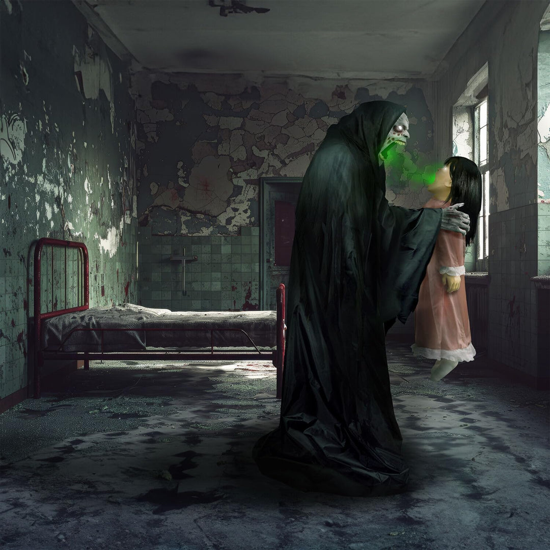 Haunted Hill Farm Soul Sucker Demon Reaper with Child by Tekky