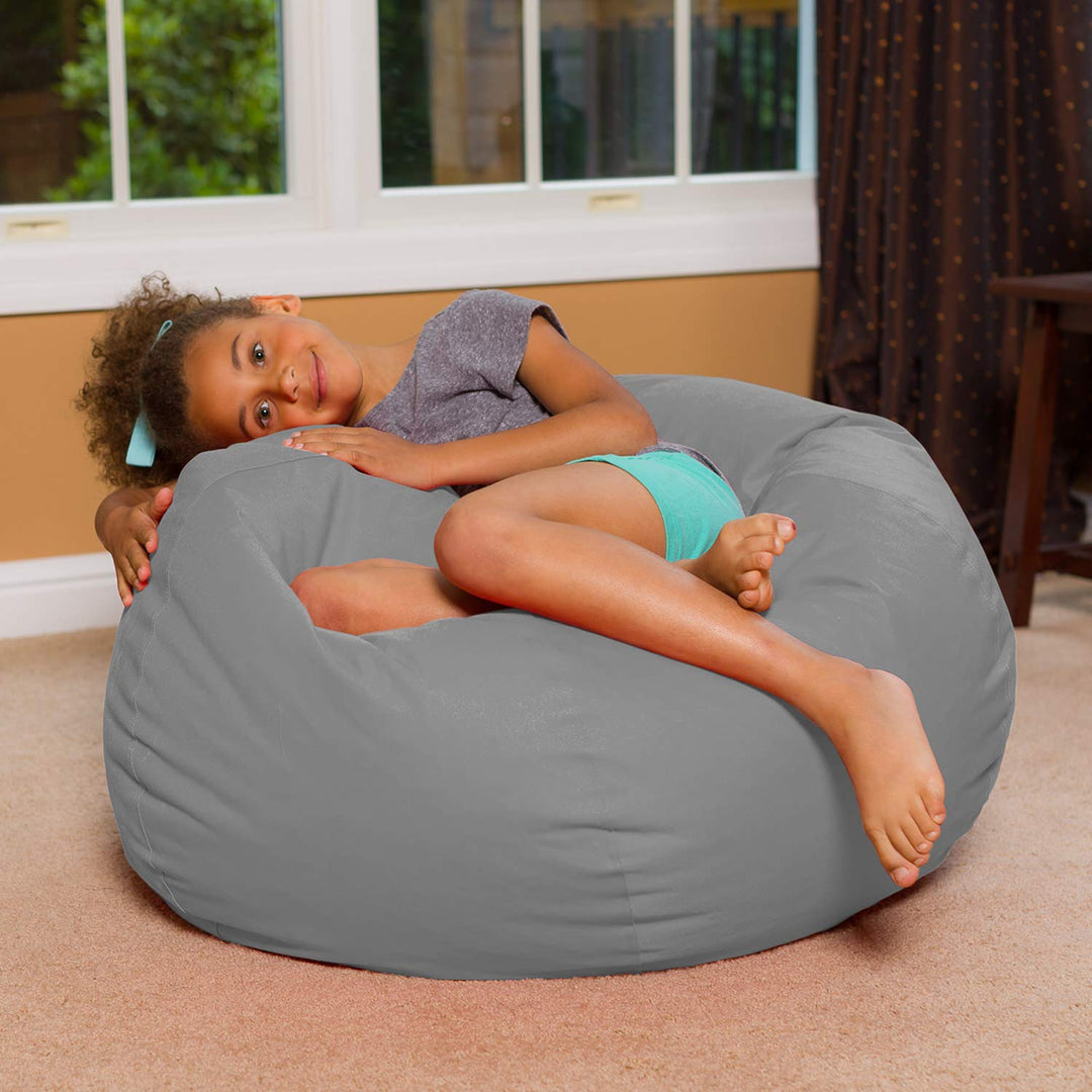 Big Comfy Bean Bag Chair: Posh Beanbag Chairs with Removable