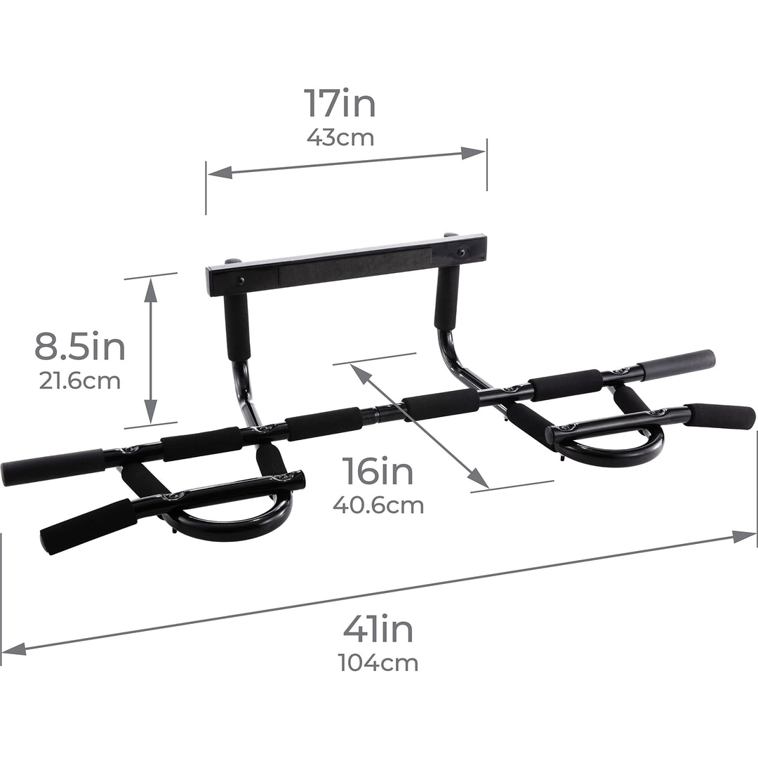 Chin Up Bar Home Gym- Gen 2 Door Pull Gym 24" To 32" Wide