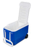 Igloo 38 Quart Wheelie Cooler,blue (22.875”L X 12.875”W X 15.875”H)