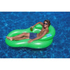 Inflatable Green Cool Lounge Chair with Holes 62.5-inch