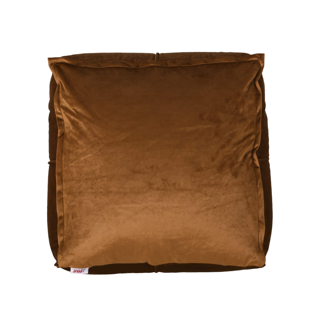 Christopher Knight Home Cytheria Cobalt Velvet Square Bean Bag