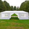 X 9m Eight Sides Two Doors Waterproof Tent with Spiral Tubes - 8 Sides-2 White