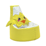 Little Duck Kids Bean Bag Chair Yellow Animal Rustic Polyester