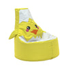 Little Duck Kids Bean Bag Chair Yellow Animal Rustic Polyester