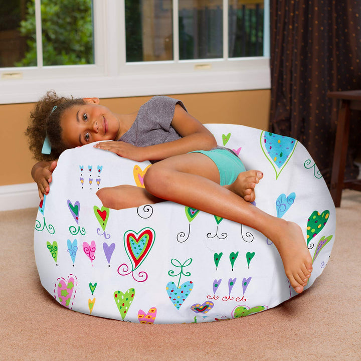 Big Comfy Bean Bag Chair: Posh Beanbag Chairs with Removable