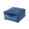 Christopher Knight Home Cytheria Cobalt Velvet Square Bean Bag Ottoman