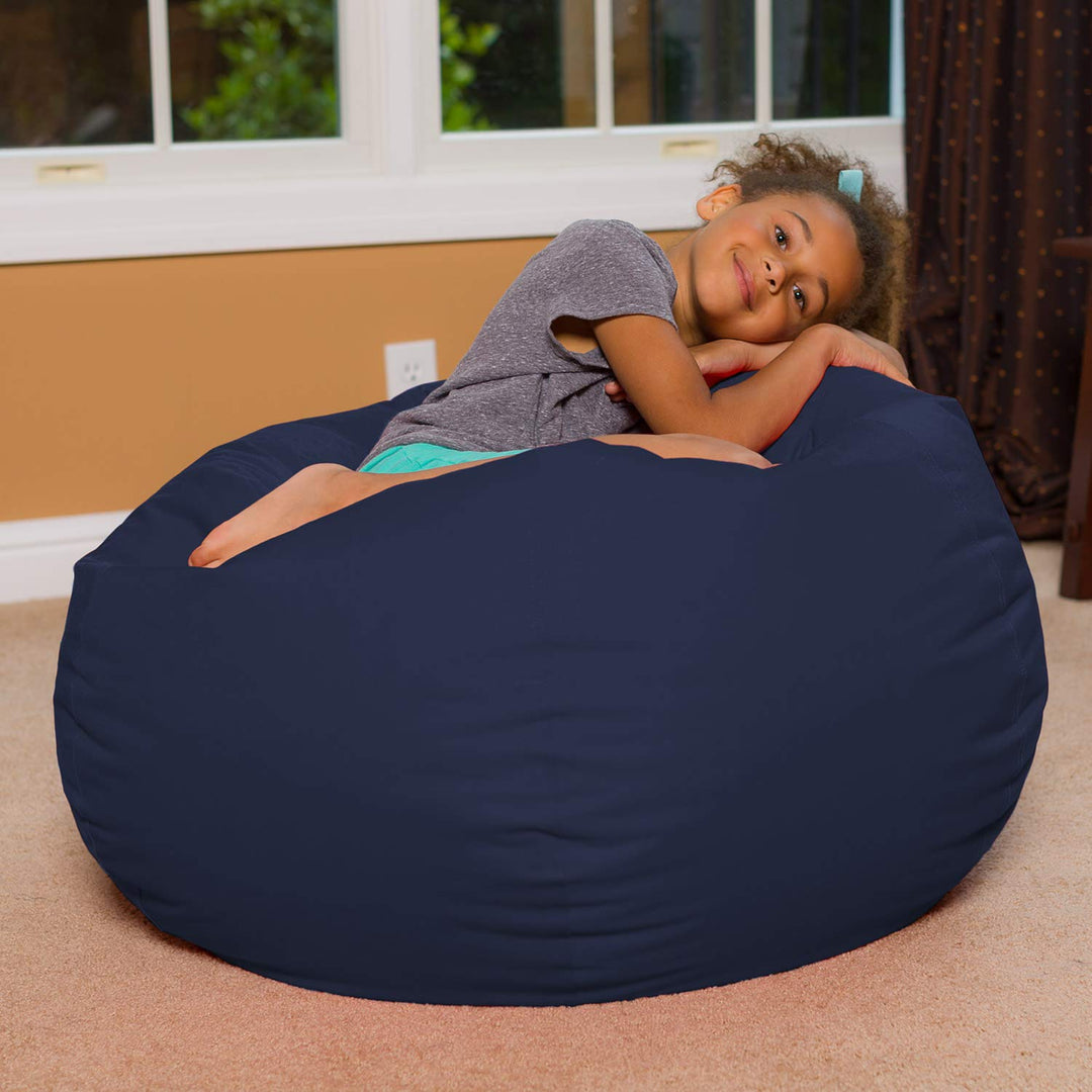 Big Comfy Bean Bag Chair: Posh Beanbag Chairs with Removable