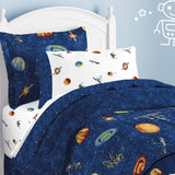 Outer Space Themed Comforter Set With Sheets