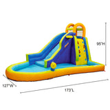 BANZAI Big Blast Water Park Length: 14 ft 5 in Width: 10 ft 7 in