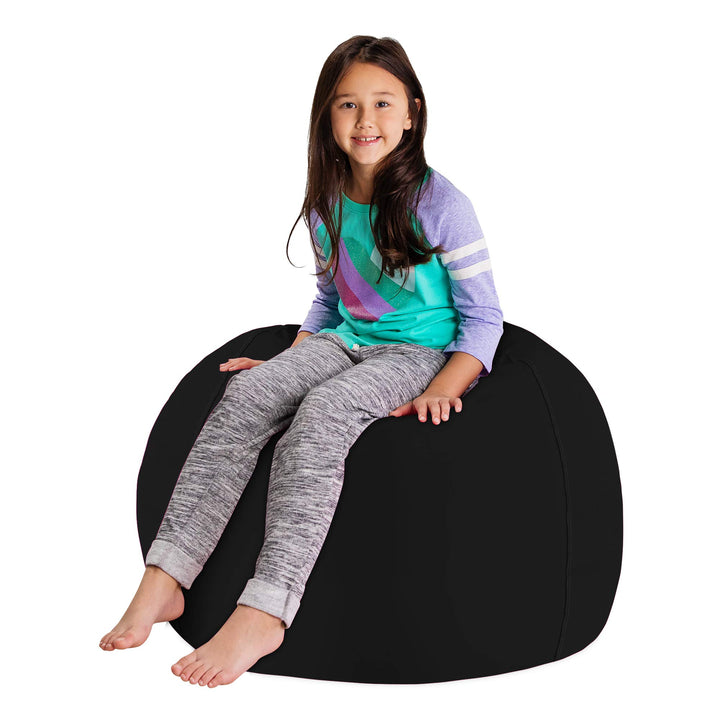 Posh Creations Stuffable Kids Stuffed Animal Storage Bean Bag Chair