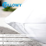 Throw Pillow Cozy Soft Microbead White: 1 Pc