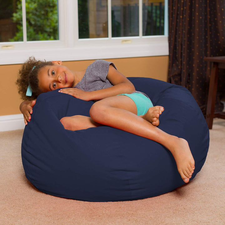 Big Comfy Bean Bag Chair: Posh Beanbag Chairs with Removable