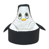 Little Penguin Kids Bean Bag Chair Black White Animal Farmhouse Polyester Removable Cover