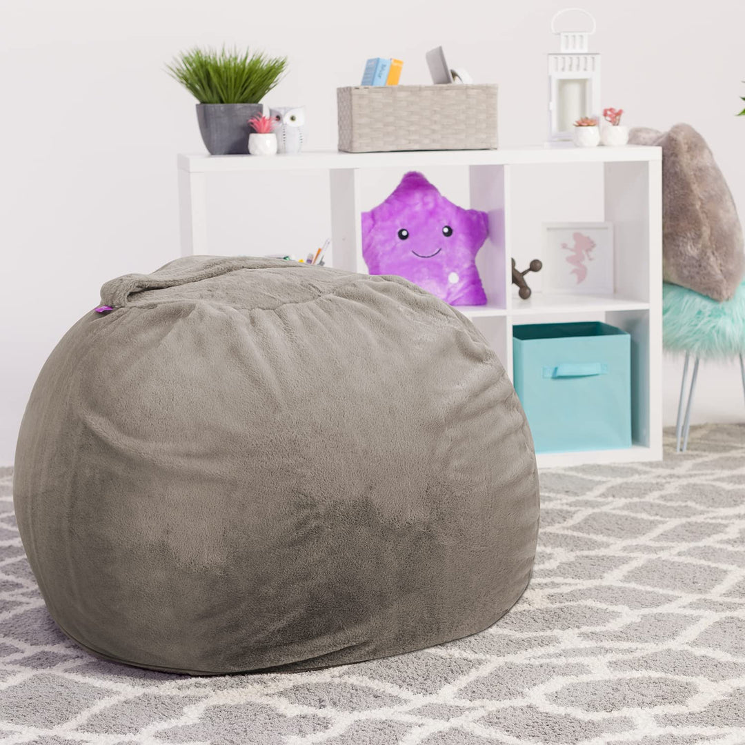 Big Comfy Bean Bag Chair: Posh Beanbag Chairs with Removable