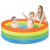 59" Blue and Yellow Ring Inflatable Swimming Pool for Children Plastic