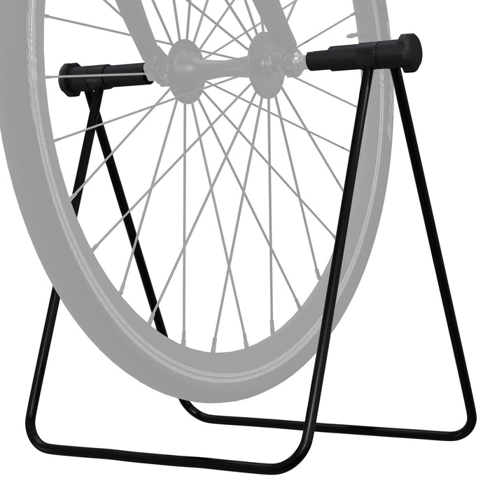 Bike Repair Stand - Foldable Bicycle Stand for Maintenance and Repairs with Adjustable Chainstay Mounts - Bike Accessories by RAD Sportz, Black, Large