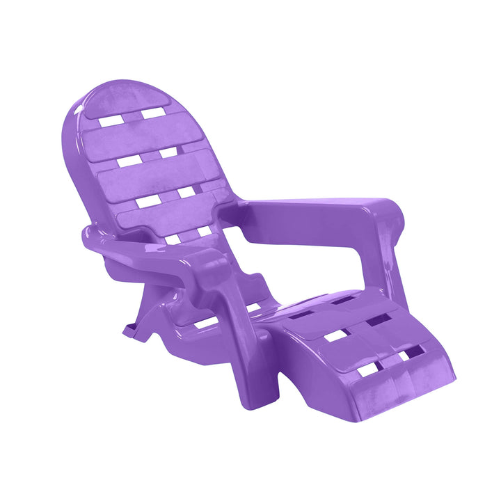 Kid's Beach Chair Assortment 6-Pack - Green/Orange/Purple Boys Girls Made in USA