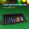 10-Row Casino Poker Table Dealer p Tray. Custom Rack/Holder for