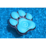 61" Inflatable Blue Pawprint Island Swimming Pool