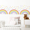 Rainbow Children Wall Stickers Kids Girl Nursery