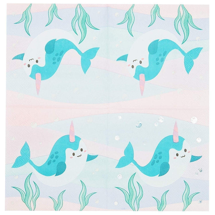 50x Cocktail Napkins For Kids Birthday Party Dinner Decorative 5