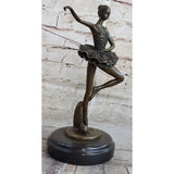 Art Cute Child allerina A ronze Trophy Sculpture Hot Cast Figurine