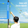 Volleyball Net for Backyard with Tension Adjuster Boundary Line and