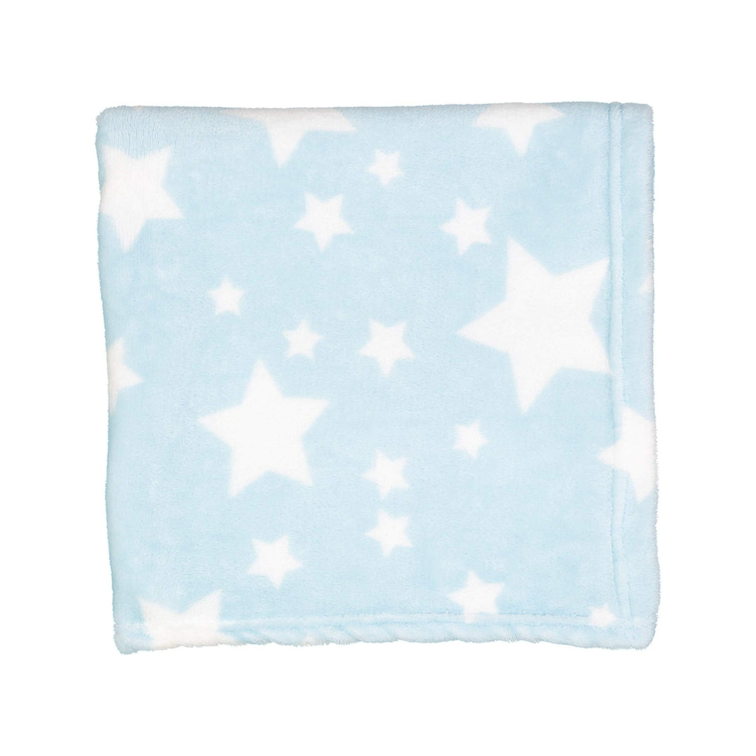 3 Stories Trading Co Plush Fleece Star Print Baby Blanket