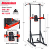 Multi-function Power Tower Pull Up Bar Dip Stand Full-body Workout