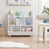 Toy Storage Organizer Kids Bookshelf and with Legs 5 Cube White