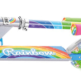 Ozbozz Rainbow Foldalbe Scooter - Light UP Wheels - Ages 5 and