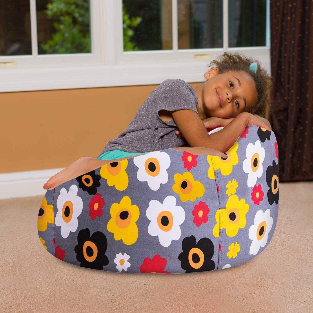 Big Comfy Bean Bag Chair: Posh Beanbag Chairs with Removable