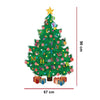 Christmas Tree Wall Sticker with Learning Alphabets Kids