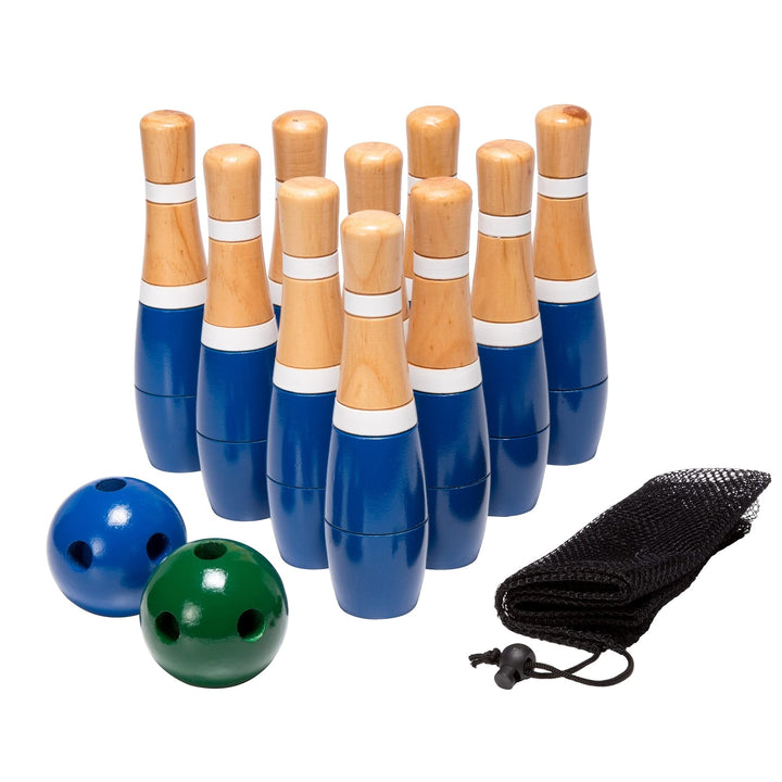 Set of 2 Outdoor Games Lawn Bowling Game and 6-Pack Large Dice