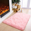 Fluffy Bedroom Rug Plush Fuzzy Rugs for Kids Room 2x3 Feet Pink 2 Ft X 3 Multi Color Novelty Casual Contains Latex Washable