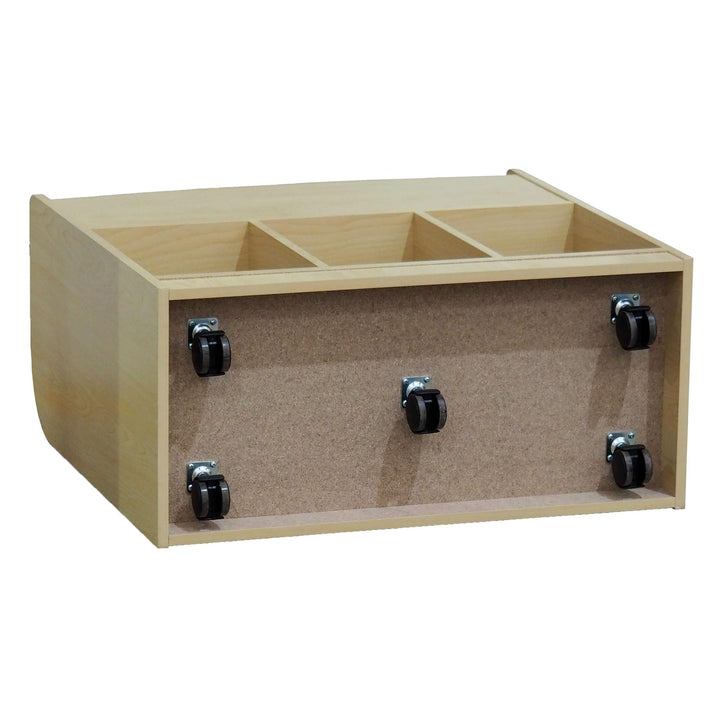 Magazine/Bookshelf with Toy Storage Natural Mid-Century Modern Wood