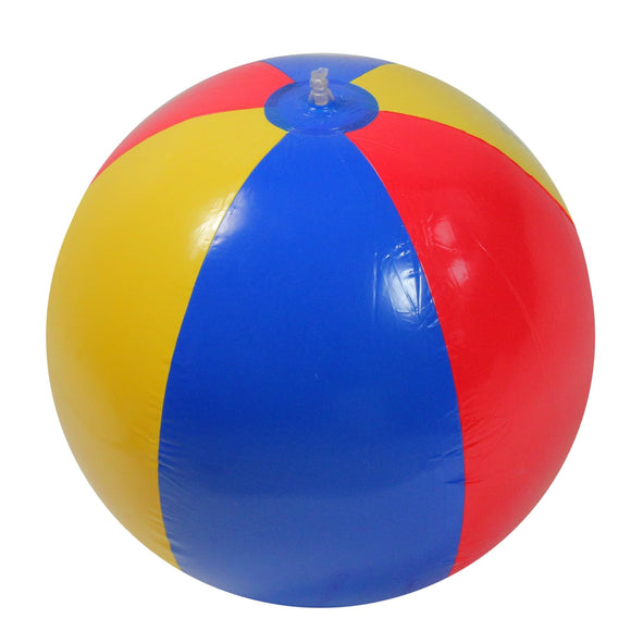 24-inch Inflatable Red and Blue Beach Ball Swimming Pool Toy 24