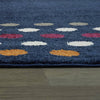 BALTA Mod-Tod Polka Dots Border Kids Area Rug